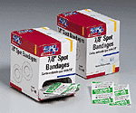 7/8" Spot bandage, 2 per pack - 100 per box 