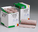 6"x5 yd. Elastic bandage with two fasteners - 6 per box 